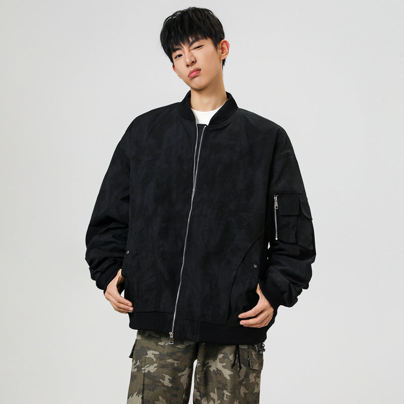 Retro Bomber Jacket for Men Women