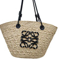 Straw beach bag