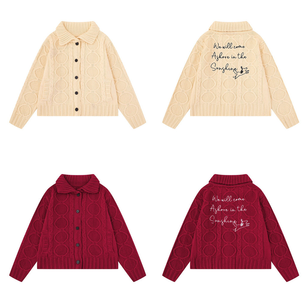 Back embroidered English jacket